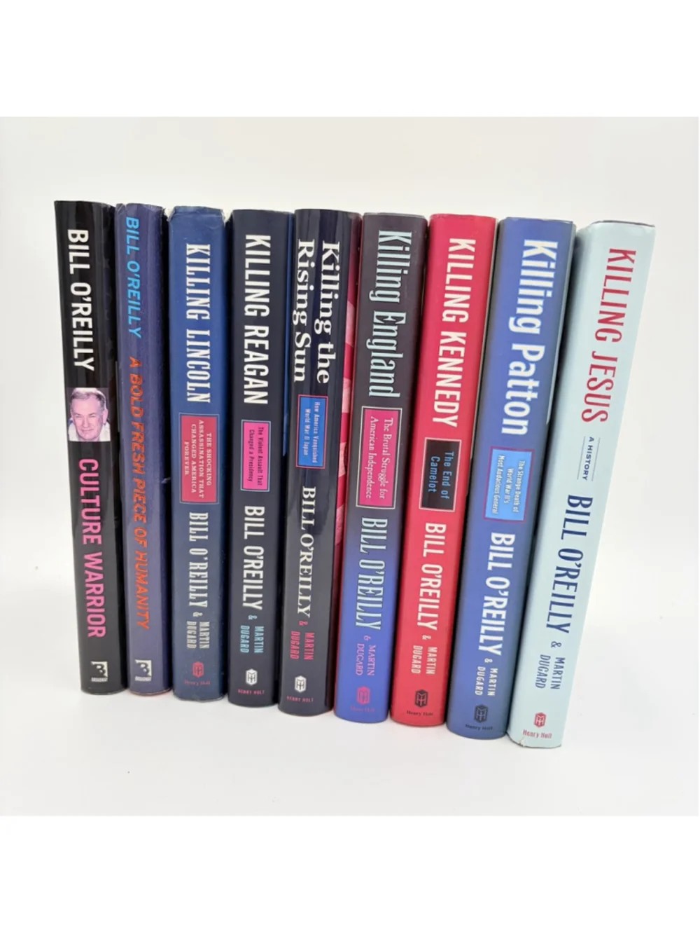 BILL O’REILLY 9 Hardcover Books KILLING Series LINCOLN KENNEDY REAGAN Lot